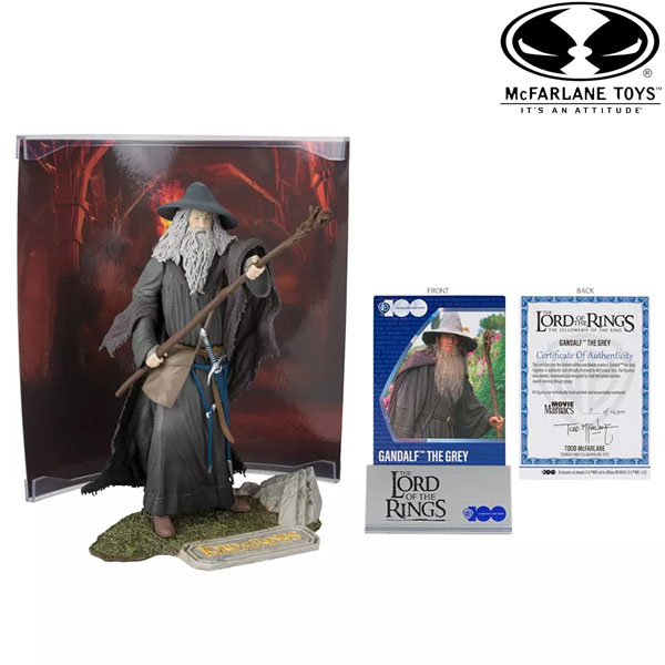 McFarlane Toys The Lord of the Rings Movie Maniacs Gandalf The Grey Figure